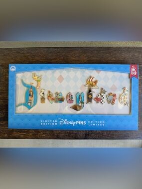 Disneyland 70th Anniversary Vault Collection Boxed Pin Set LE 2200 - NEW